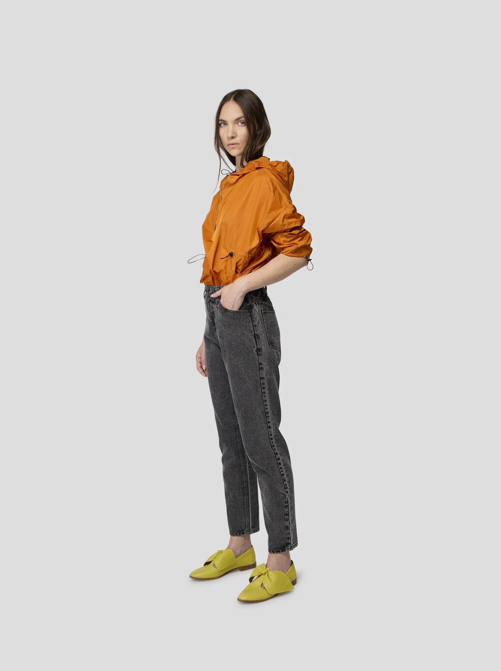 Abrigo Tony Windbreaker In Shifting Terre De Feu Canvas