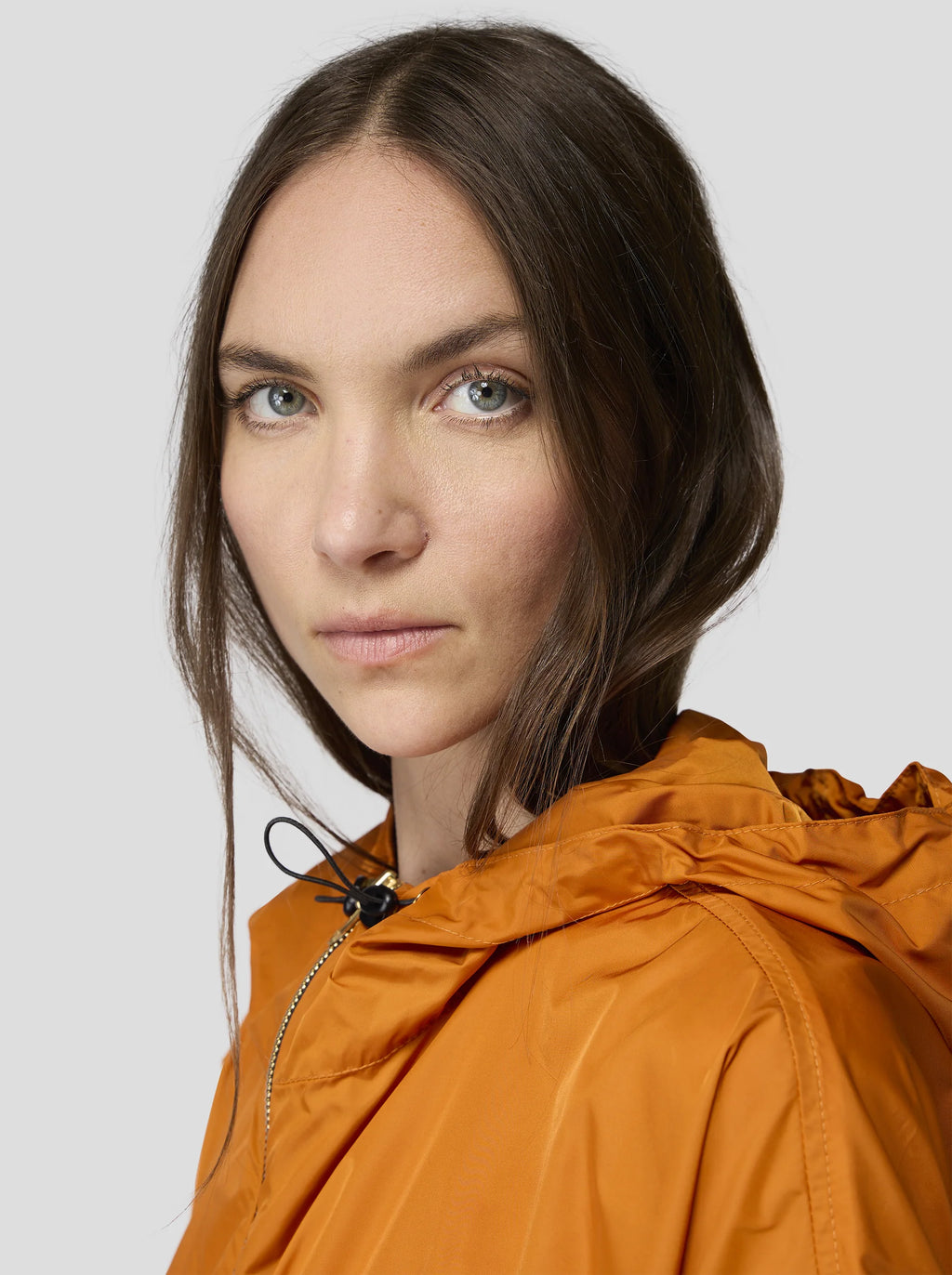 Abrigo Tony Windbreaker In Shifting Terre De Feu Canvas