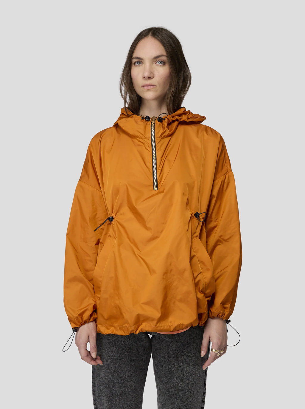 Abrigo Tony Windbreaker In Shifting Terre De Feu Canvas