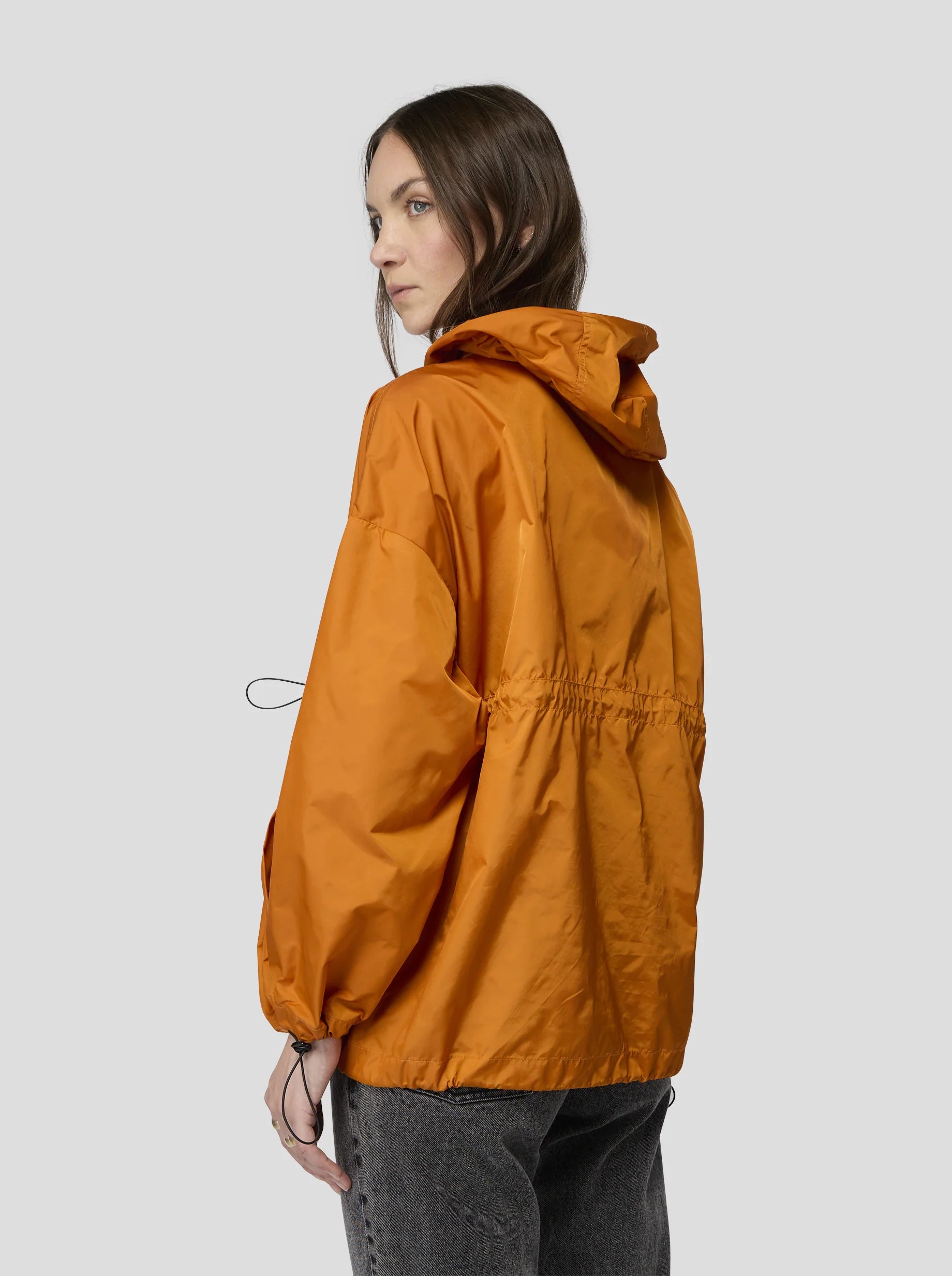 Abrigo Tony Windbreaker In Shifting Terre De Feu Canvas