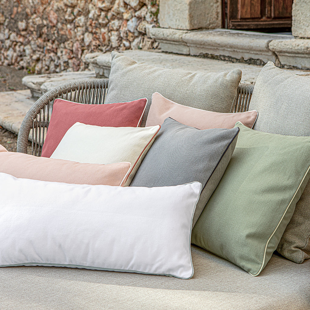 Aquarelle - Coussin Déco - Terre de Sienne