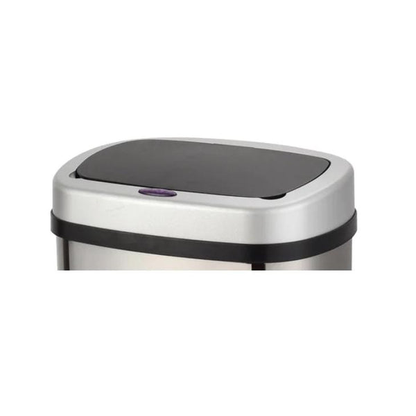 Tapa cubo basura cocina automática 58L MAJESTIC SILVER