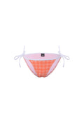 Orange Gingham Bikini Panties