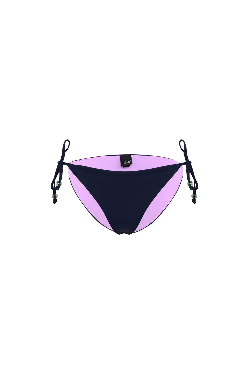 Culotte Attachante Perles Degrade Marine