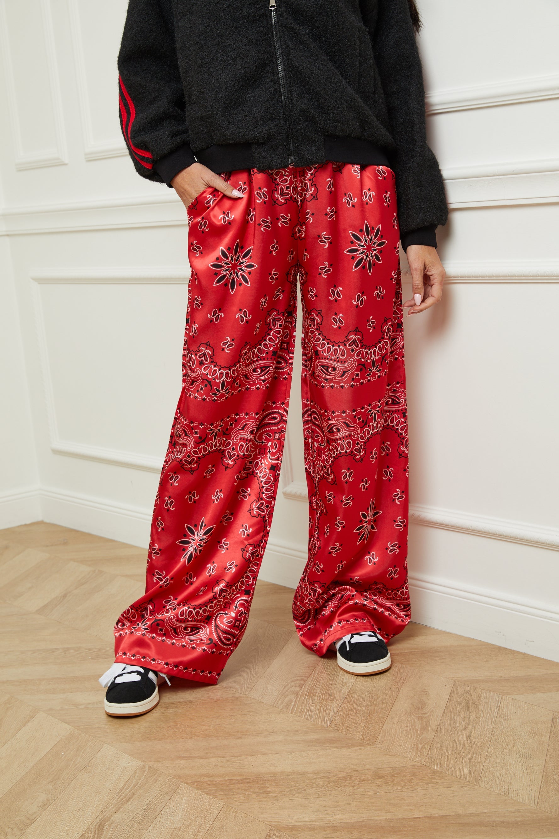 Bandana Trousers - Red