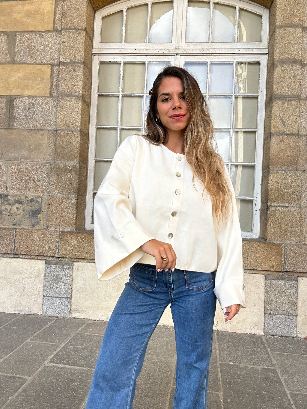 Cardigan Judith Blanc Cassé