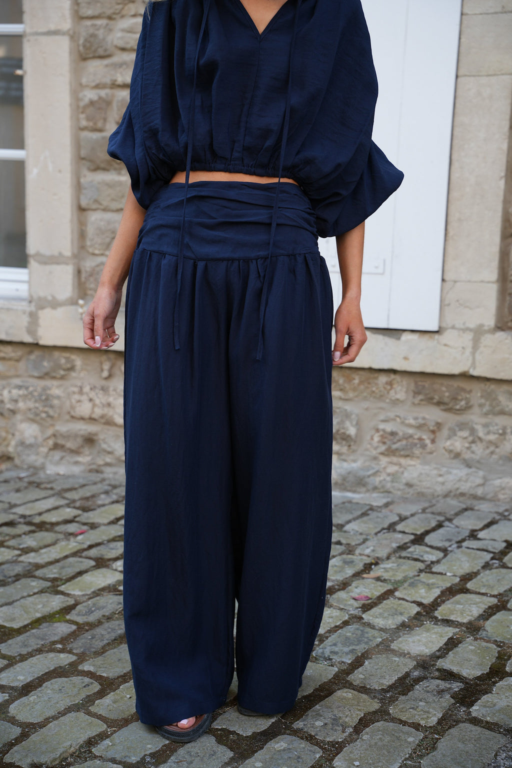 Pantalones rectos Maiane - Azul marino