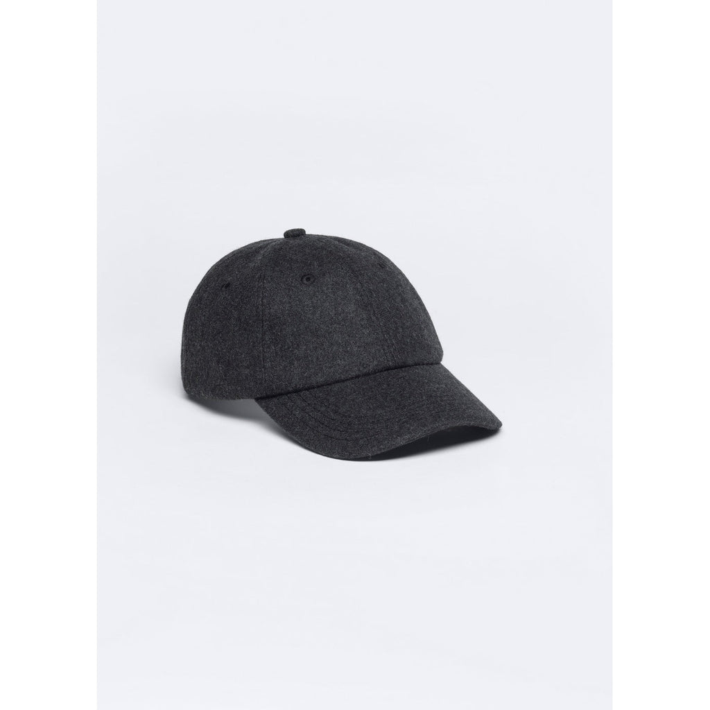 Wool Blend Cap - Gray