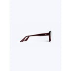 Fursac - Lunettes De Soleil Pilote Bordeaux - Bordeaux - Verres Bleus