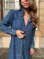 Marion Long Sleeve Denim Dress