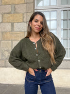 Cardigan Charlie kaki