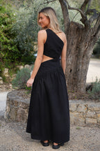 Robe Longue Émeline - Noire