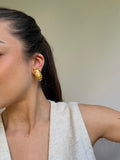 Boucles D’Oreilles Caron Vintage - Cigales Dorées