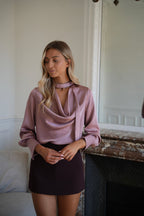 Blouse Fluide Sandra - Rose