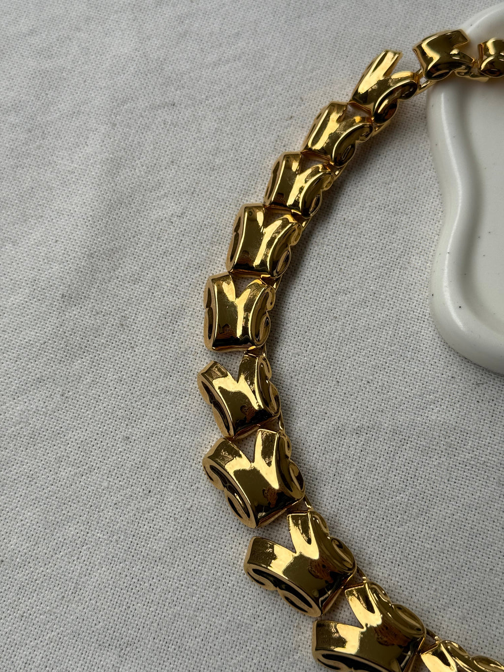 Collar Monet Vintage - Malla Rectangular