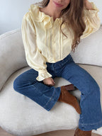 Brune light yellow blouse