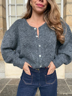 Dark Gray Charlie Cardigan