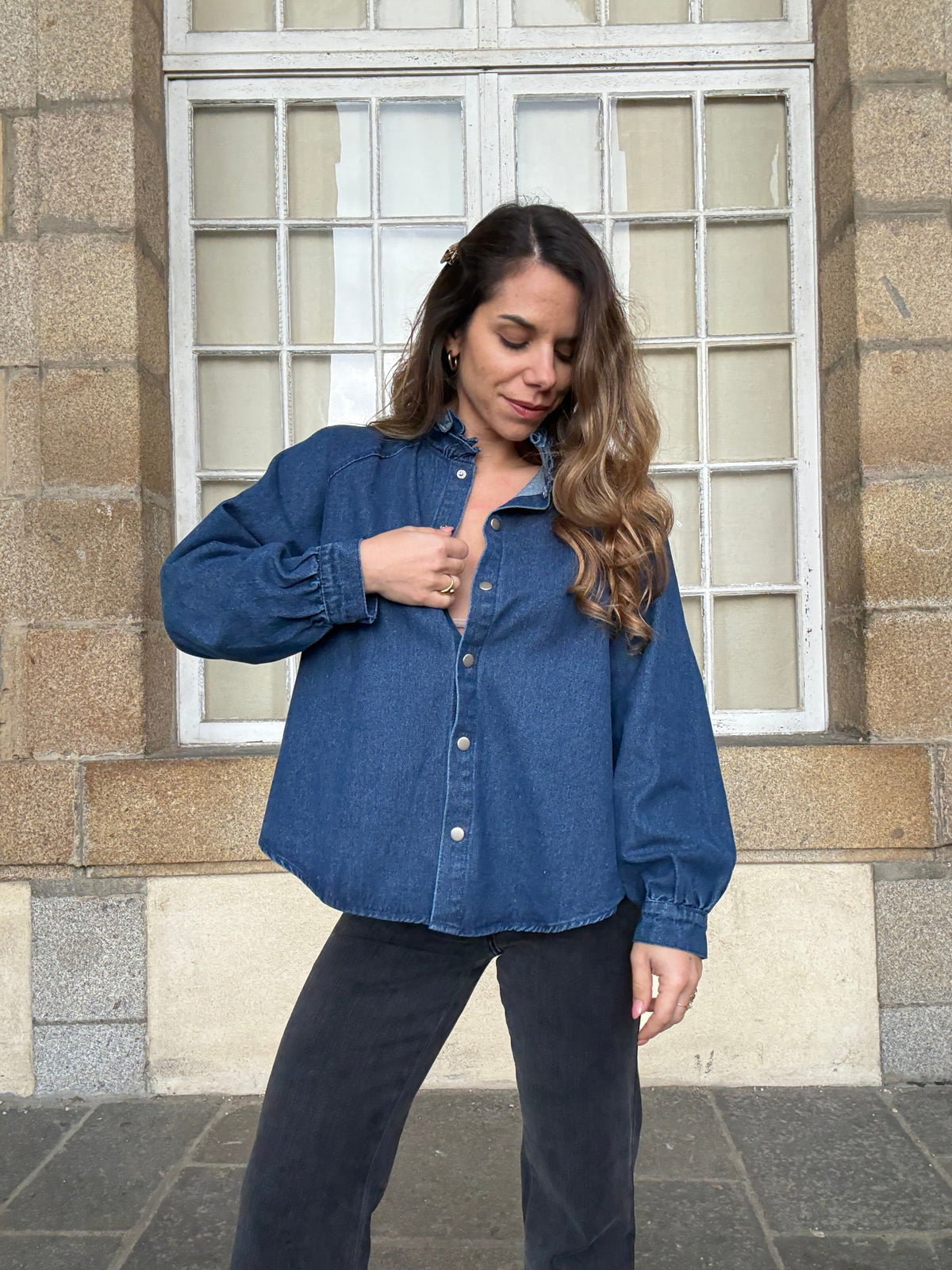 Livia denim overshirt