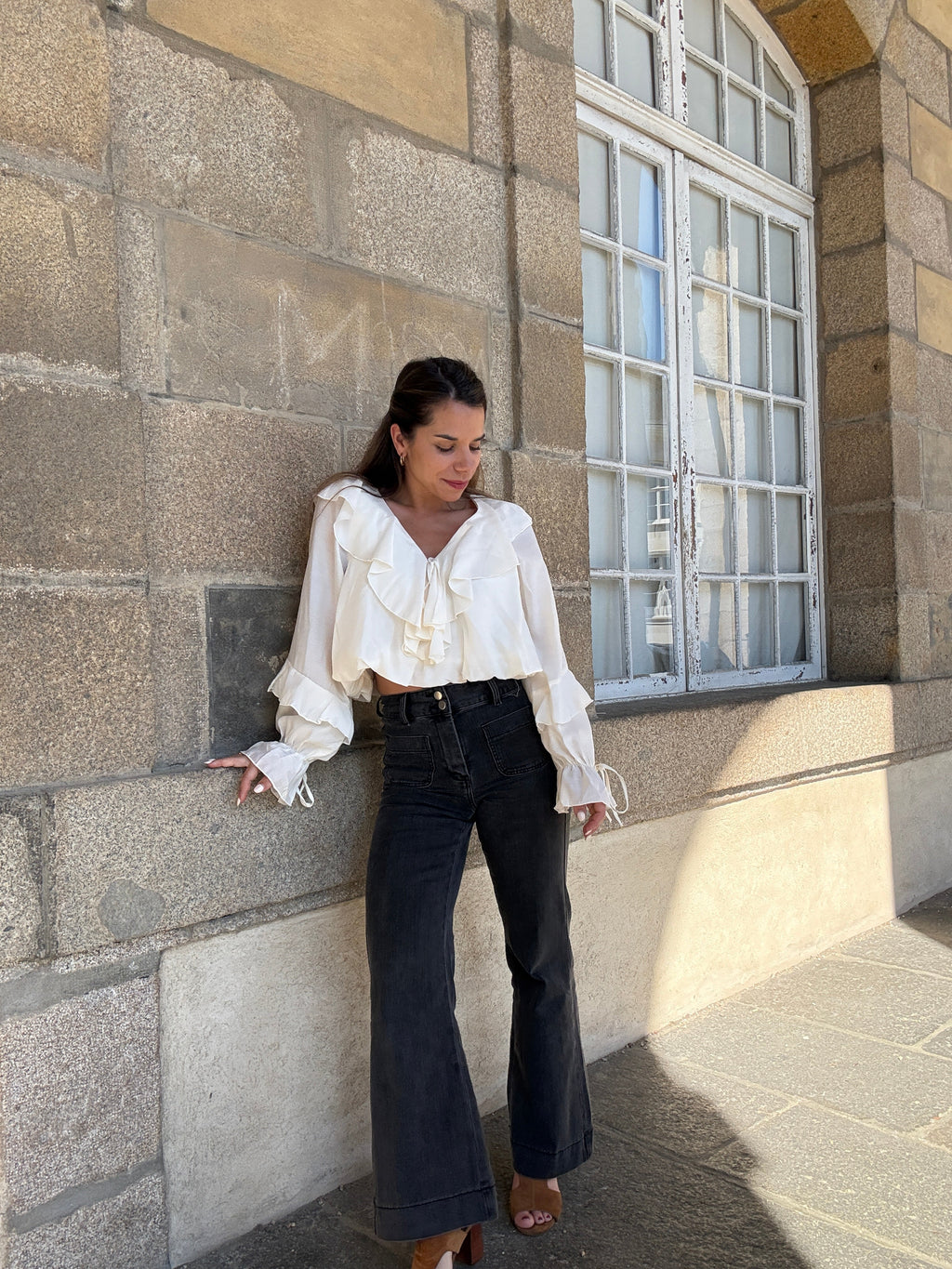 Iris Blouse Ecru