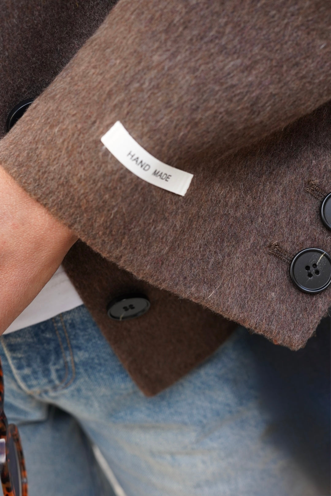 Veste Camille Laine Marron
