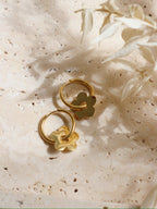 Pendientes Flor Dorada