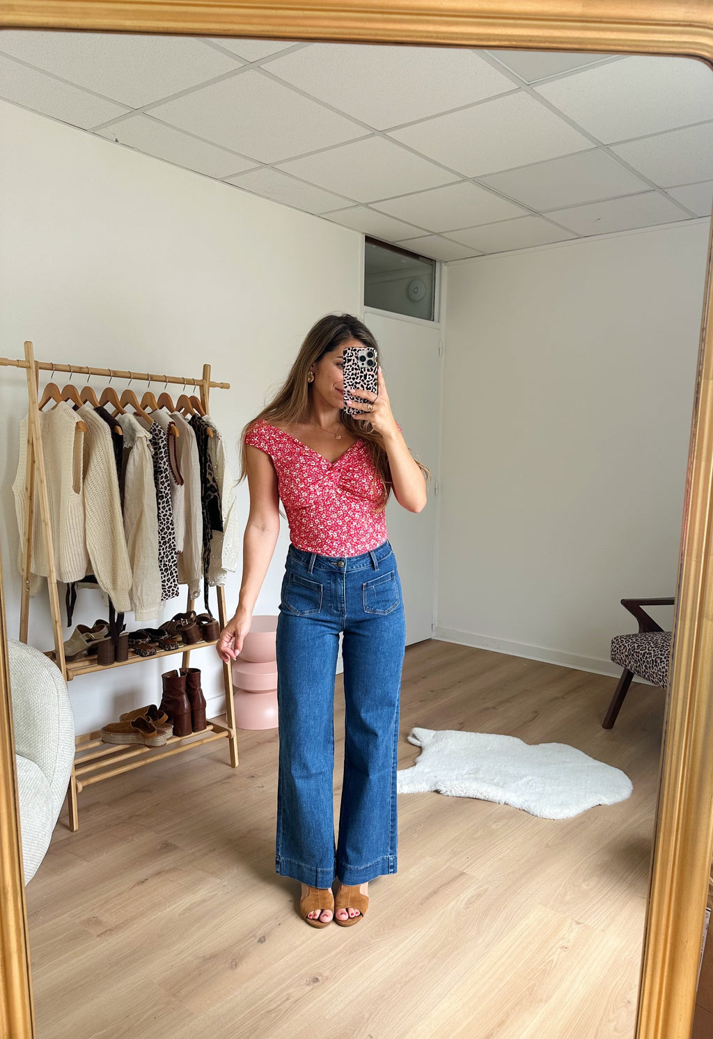 Lina Floral Top