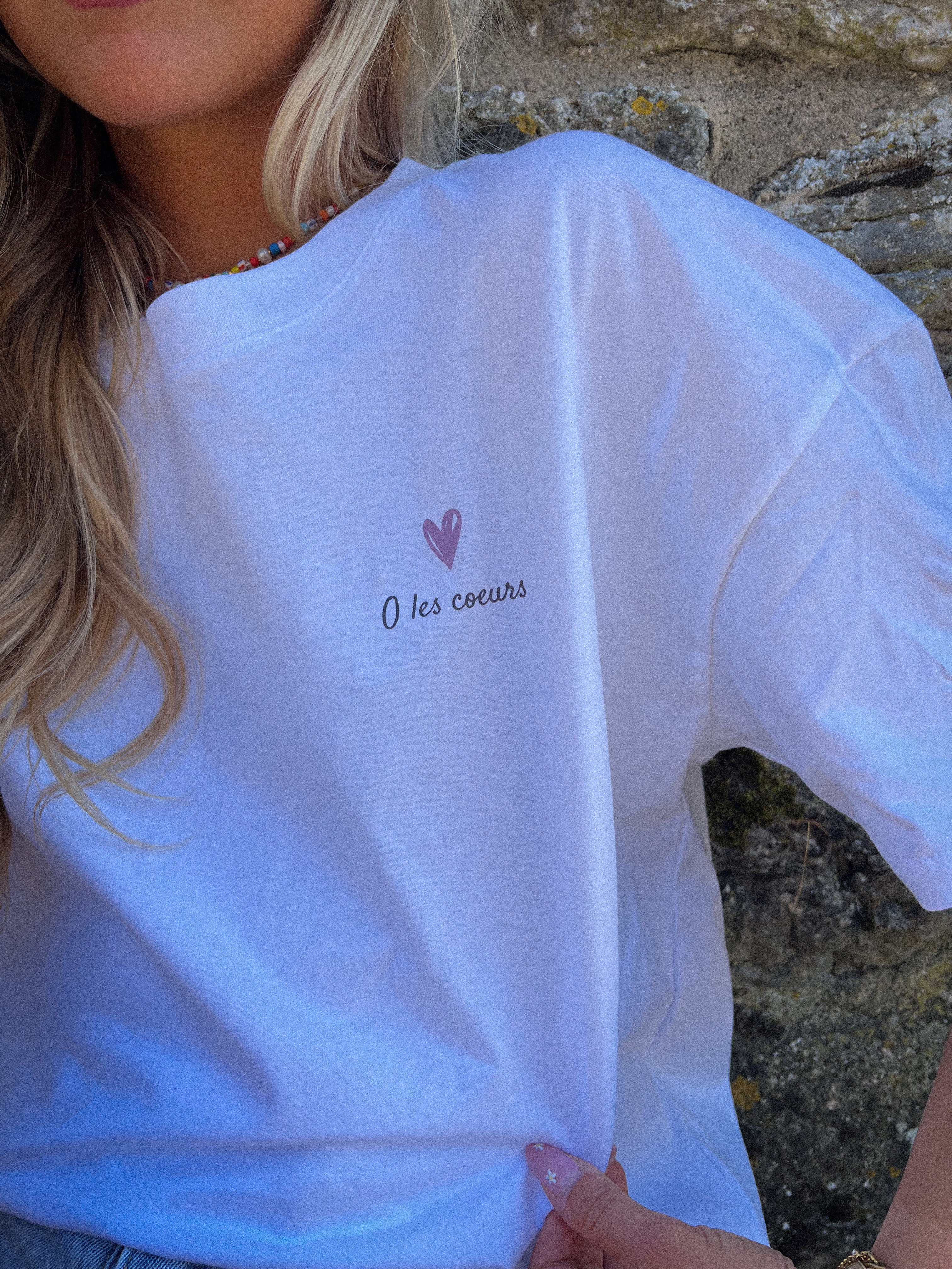 O Les Cœurs - Camiseta con logotipo