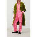 Manteau Long Droit Col Châle Boutonné - Marais - Femme