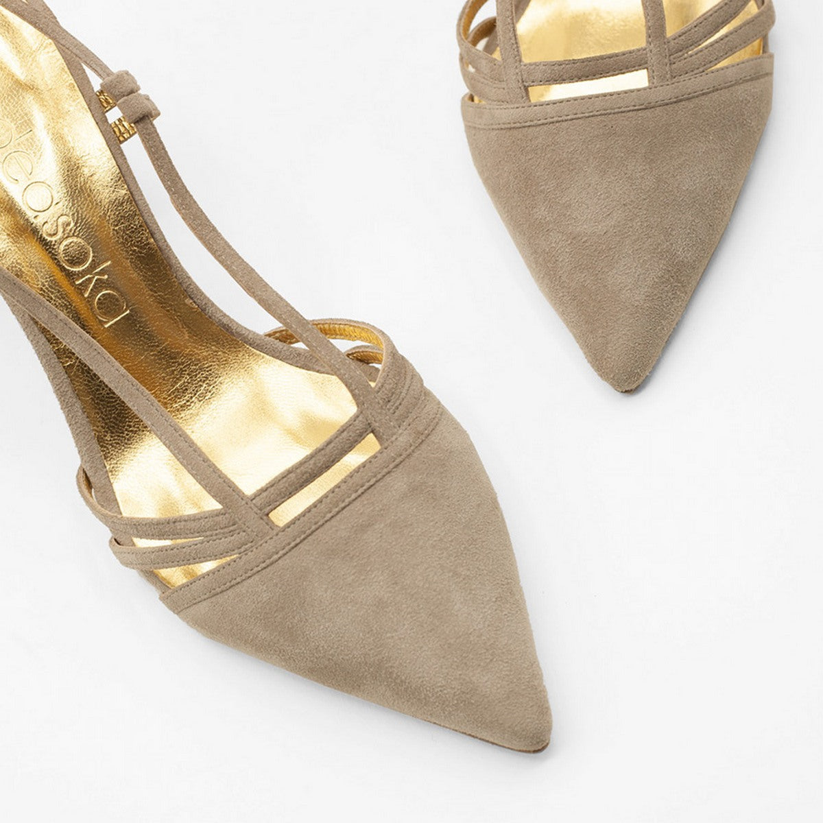 Flordeasoka - Dahl 8 Brume Heeled Shoes - Gray