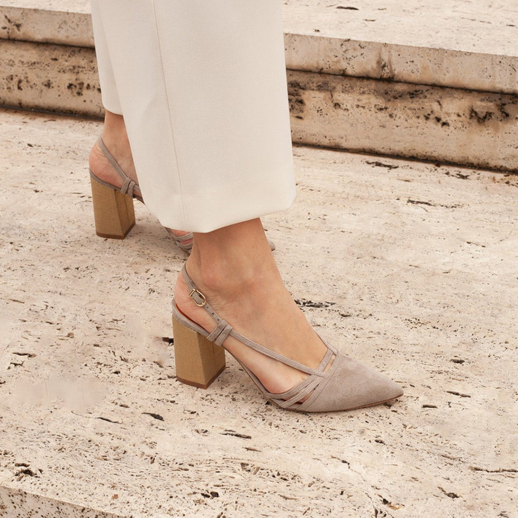 Flordeasoka - Dahl 8 Brume Heeled Shoes - Gray