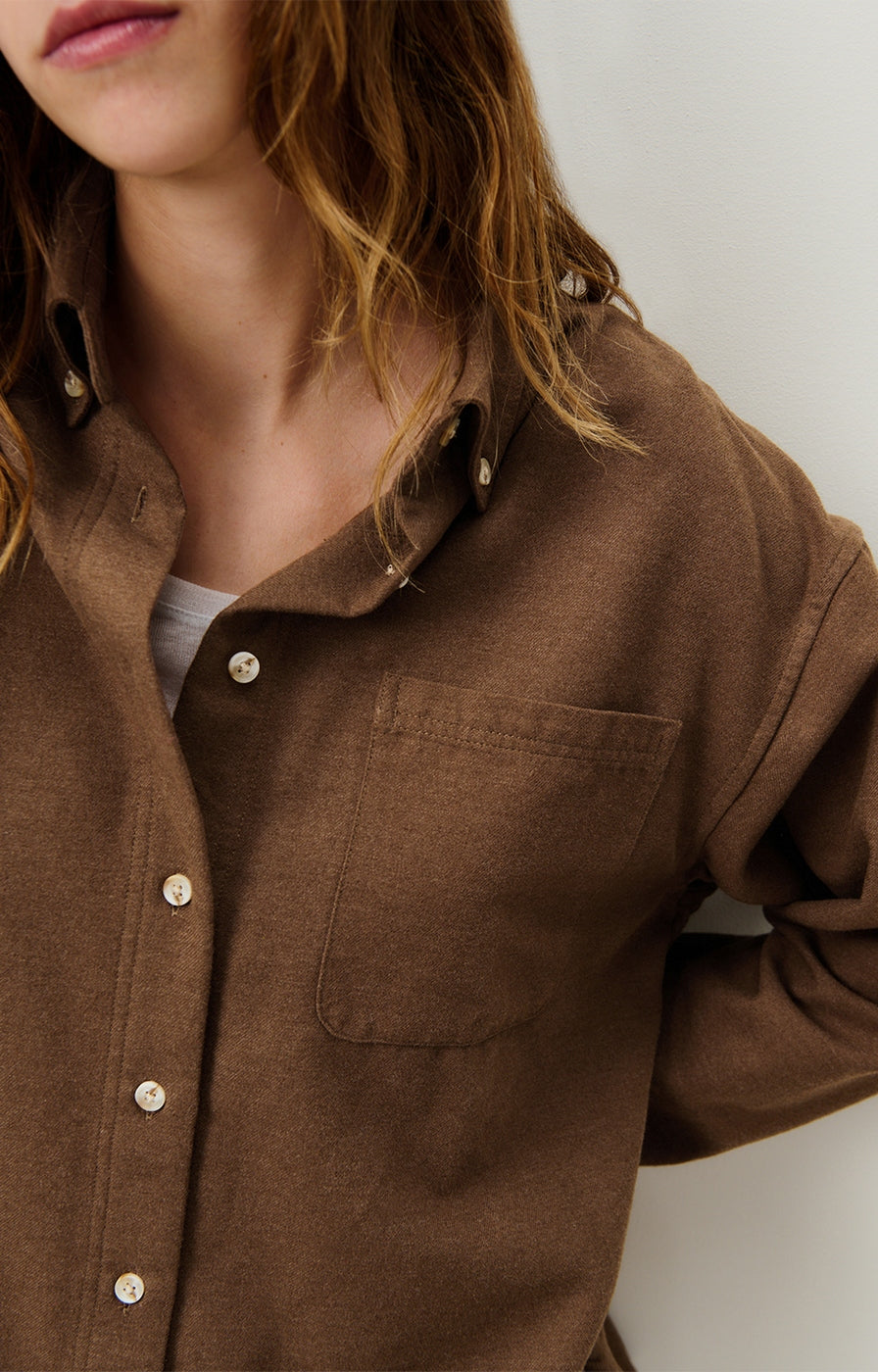 Chemise - Marron Glace Chine - Femme