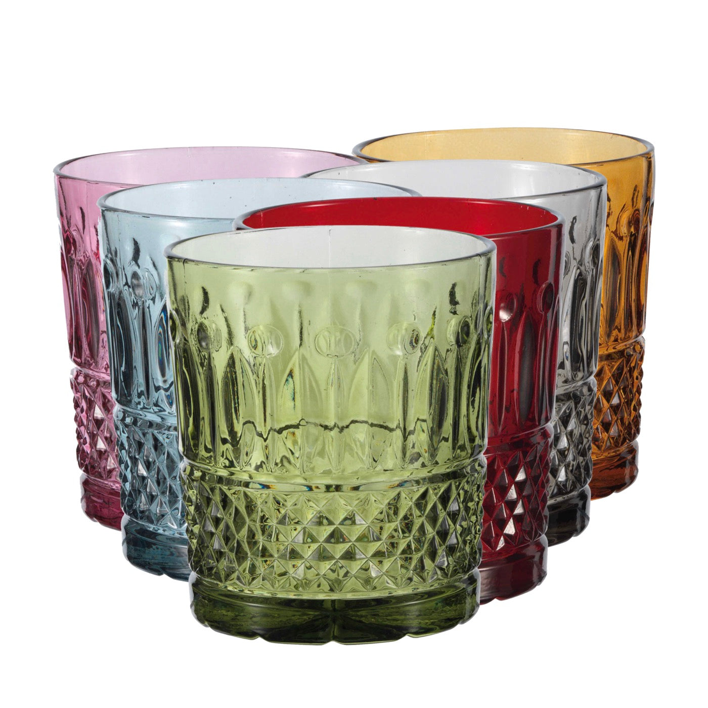 Barocco - Lot De 6 Verres À Eau - Coloris Assortis
