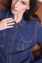 Camisa Denim Dalila - Índigo - Mujer