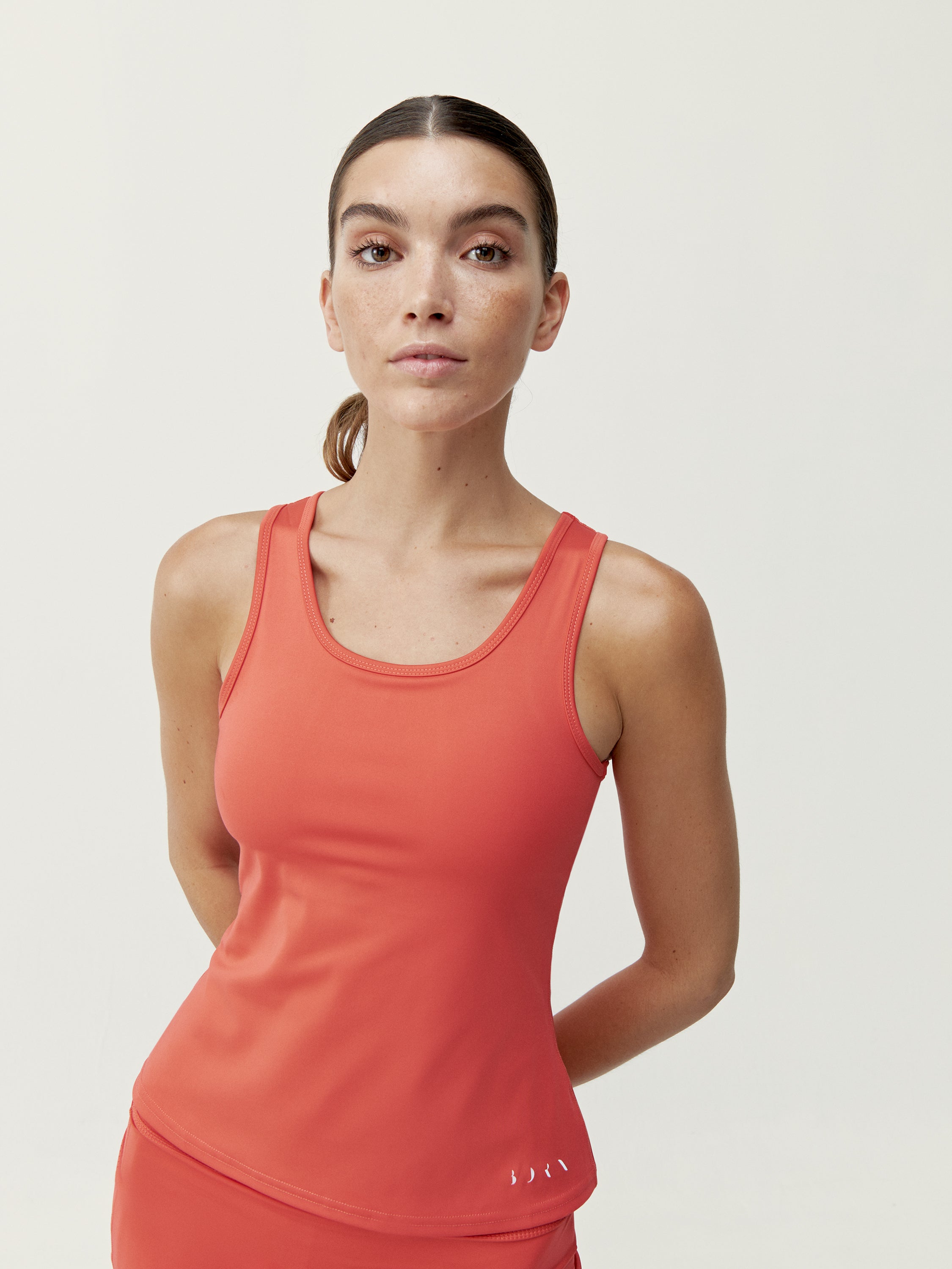 Davis Top - Bright Coral - Women