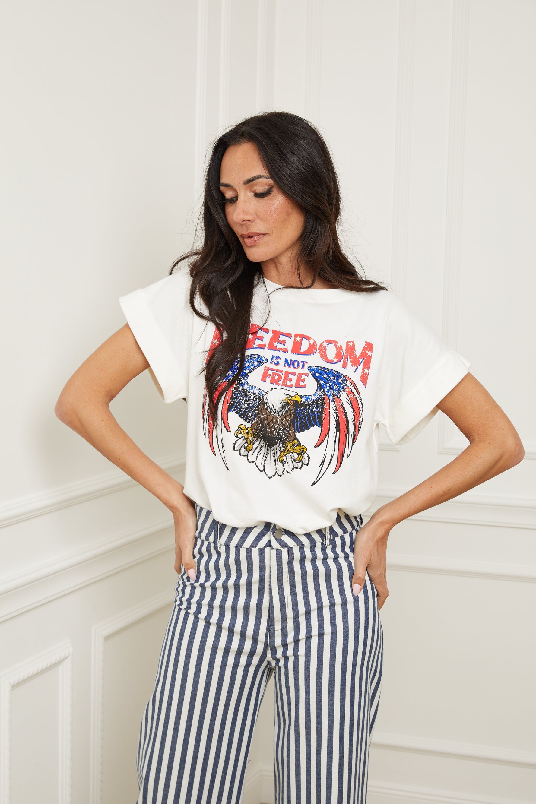 Tee Shirt Freedom - Blanc