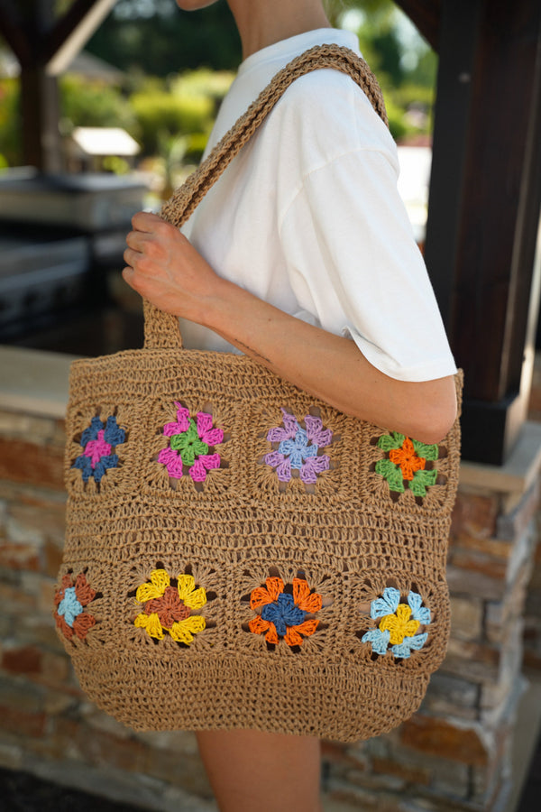 Sac En Paille Xena - Beige