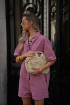 Maria Straw Bag - Beige