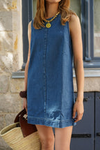 Robe Agathe Denim Foncé