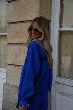 Veste À Bandes - Sael Bleue