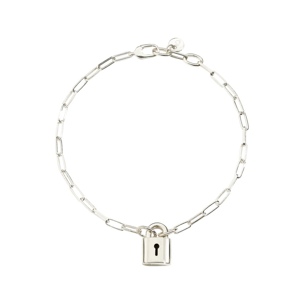 Armband Hangslot - Zilver