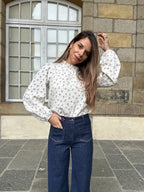Blusa de algodón Rose