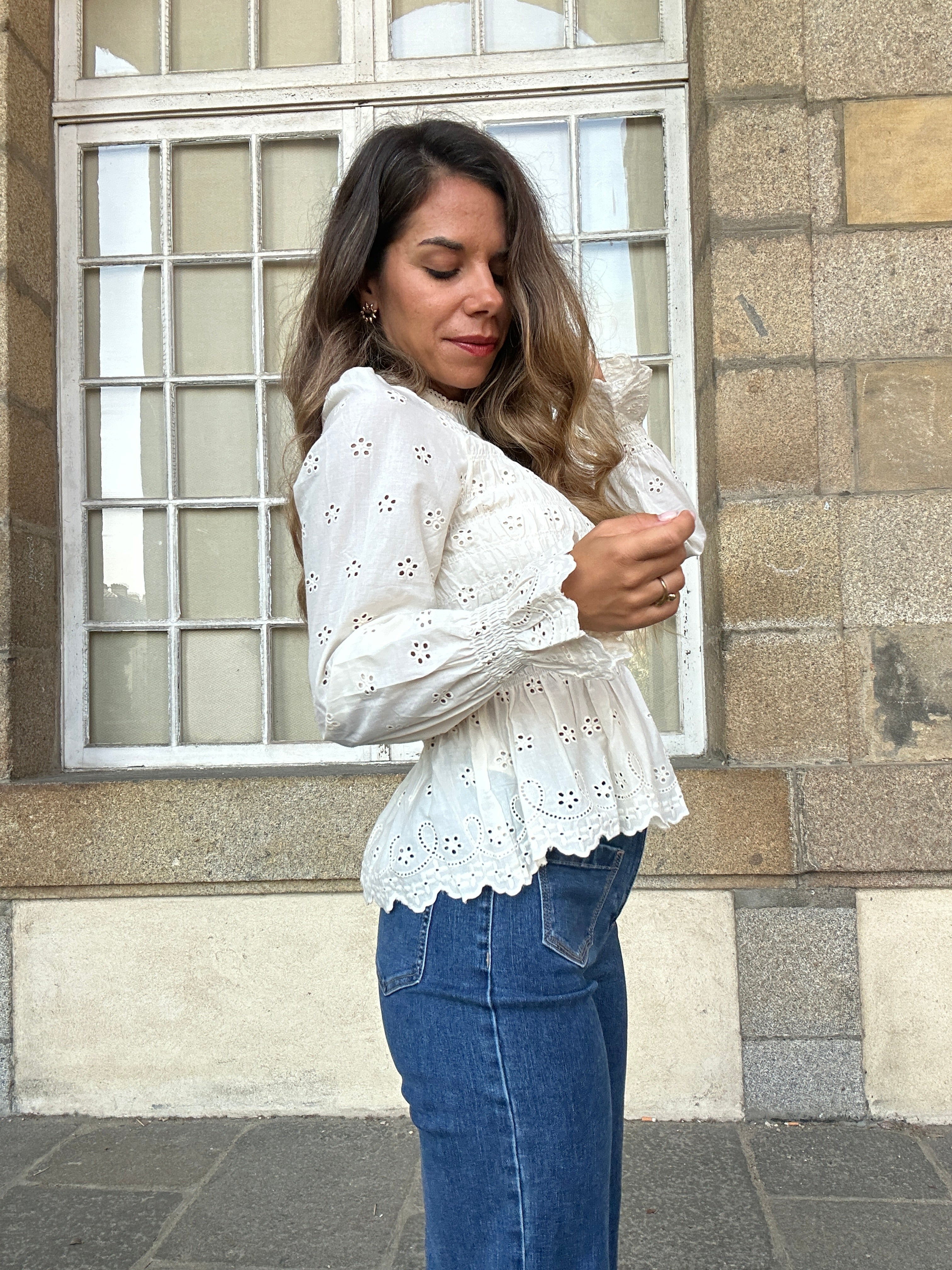 Blouse Charlize Smockée
