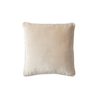 Coussin - Velours Contour Perlé Beige