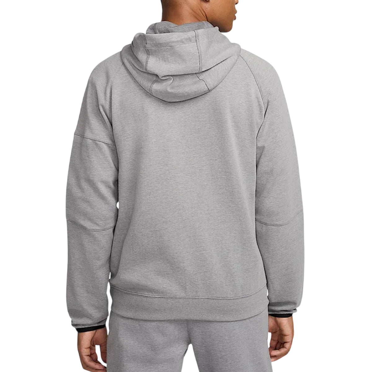 Men's Nike Sportswear Tech Essentials Zip-Up Hooded Sweatshirt - Mottled Grey, Black