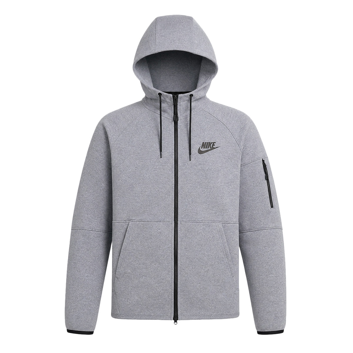 Men's Nike Sportswear Tech Essentials Zip-Up Hoodie - Grey, Black