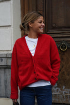 Stanislas Red Cardigan