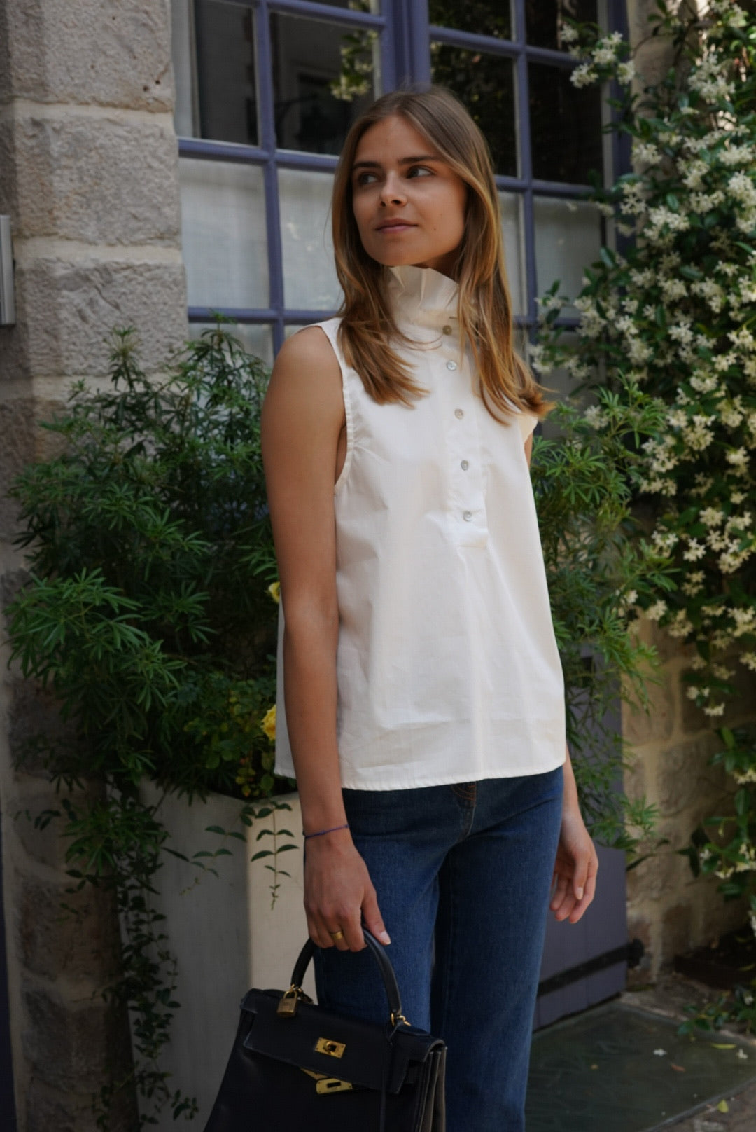 White Virgile Top