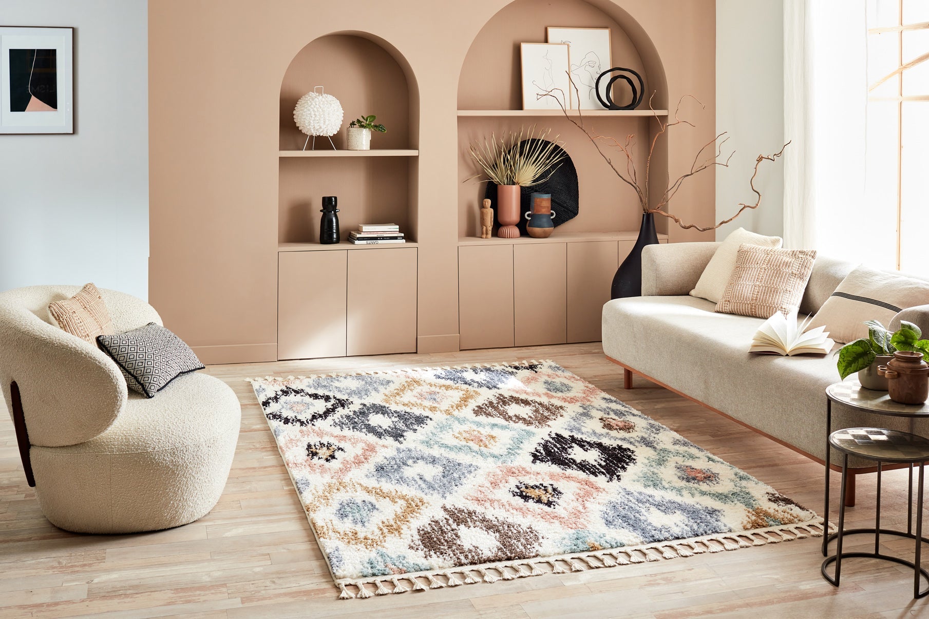 Delya - Tapis D'Intérieur - Polypropylène - Multicolore