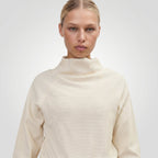 Sweat Femme Cropped Deneb – Col Montant – Coton 250Gsm