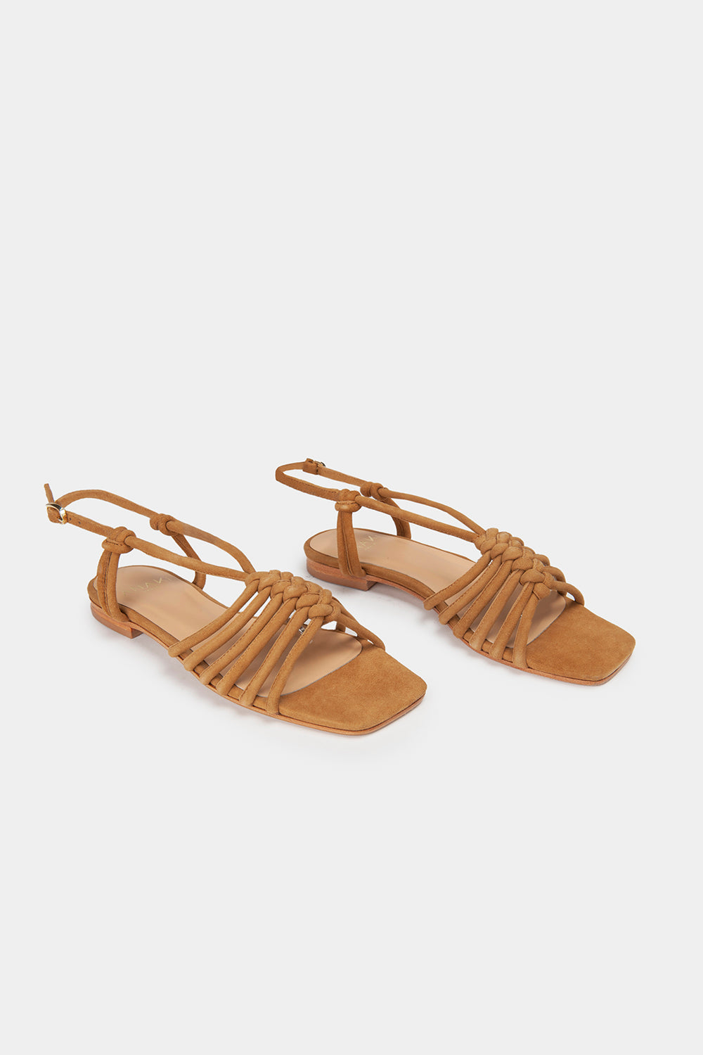Sandales Denise - Daim Camel